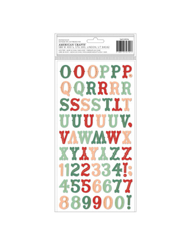 ABECEDARIO TINSEL TOWN BUSY SIDEWALKS