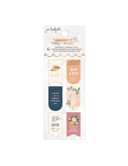 CLIPS DECORATIVOS MAGNÉTICOS PEACEFUL HEART CLIPS DECORATIVOS MAGNÉTICOS PEACEFUL HEART