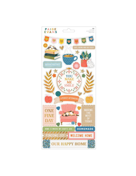 Hoja de Pegatinas Bungalow Lane