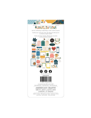 PRECORTADOS EPHEMERA BUNGALOW LANE