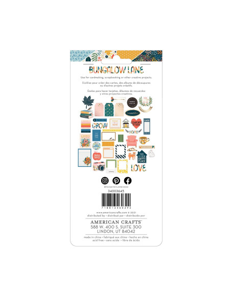 PRECORTADOS EPHEMERA BUNGALOW LANE