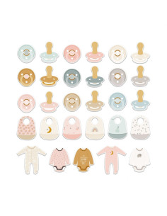 Die cuts chipboard ilustraciones BABY M Lora Bailora 2