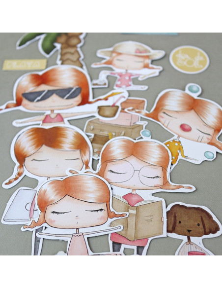 Hoja de troquelados Trece, Alúa Cid