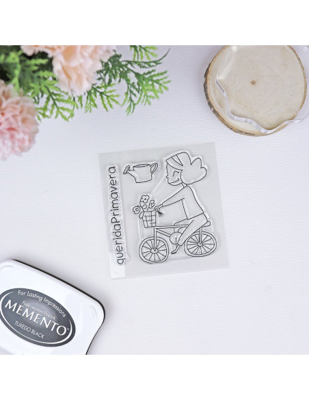 Sello querida primavera de Alúa Cid