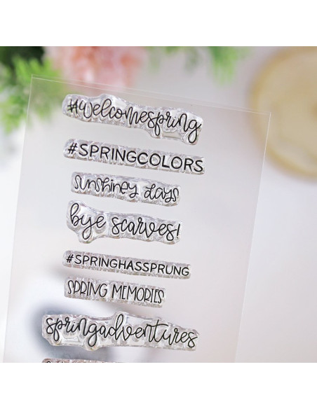 Sello Spring Moments IN De Alúa Cid