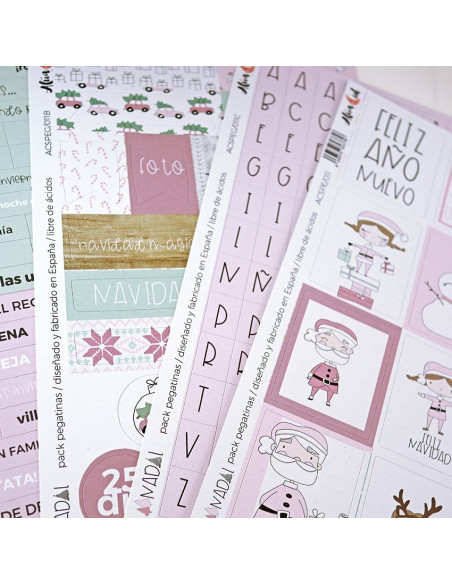 Pegatinas Alúa Cid. Nadal