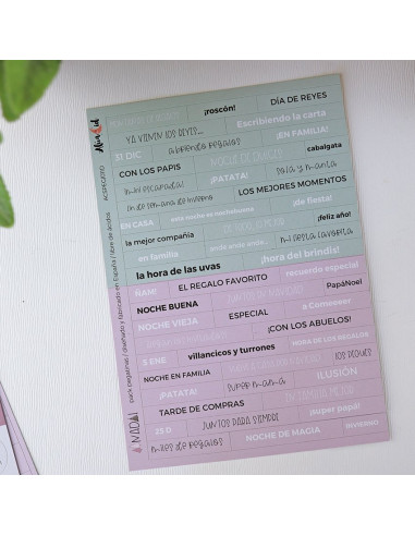 Pegatinas Alúa Cid. Nadal