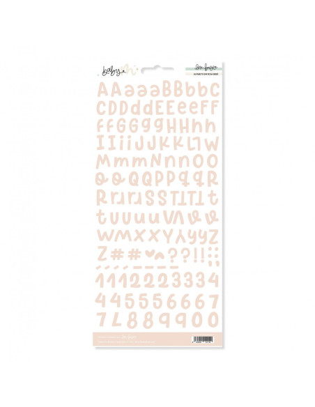 Alfabeto beige BABY M Lora Bailora