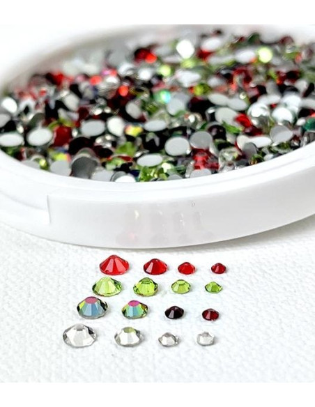 Mezcla de gemas Candy cane Picket Fence