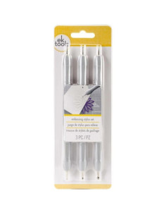 Set de 3 buriles de doble punta para embossing Ek Tools 2