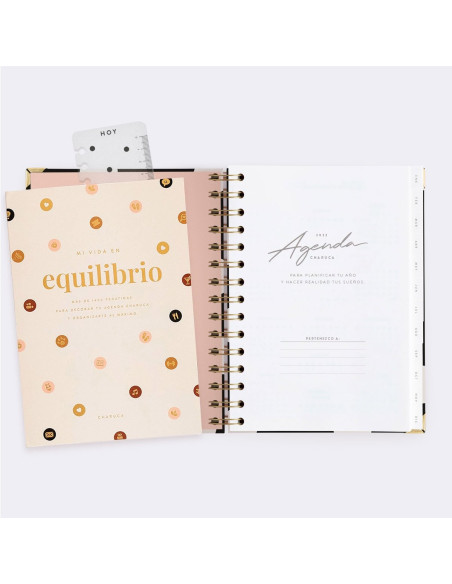 AGENDA SEMANAL 2022. NEGRA. MEDIANA