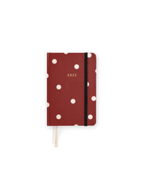 AGENDA SEMANAL 2022. CARMÍN. MINI