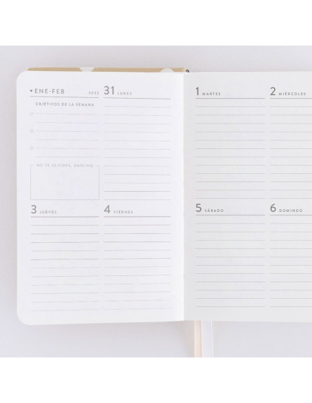 AGENDA SEMANAL 2022.LATTE. MINI