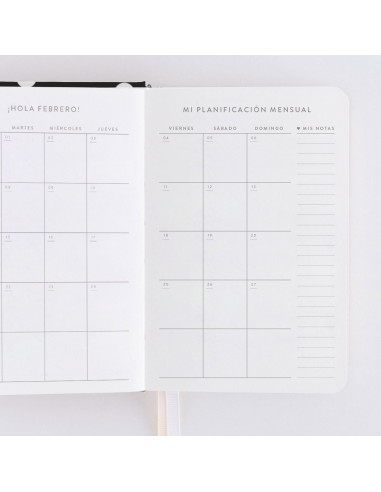 AGENDA SEMANAL 2022NEGRA. MINI