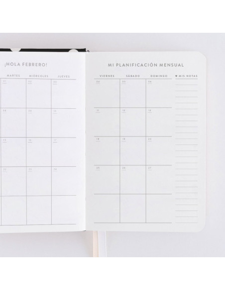 AGENDA SEMANAL 2022NEGRA. MINI