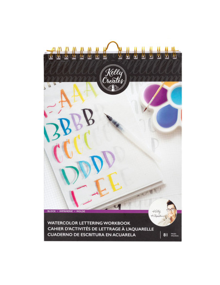 Cuaderno Lettering en Acuarela Kelly Creates