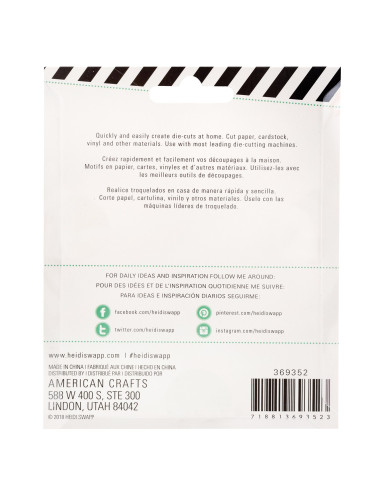 Troquel Tabs para Memorydex Heidi Swapp