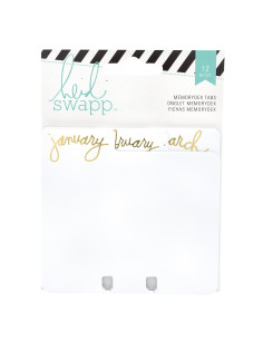 Set de tarjetas de memoria mese del año Heidi Swapp