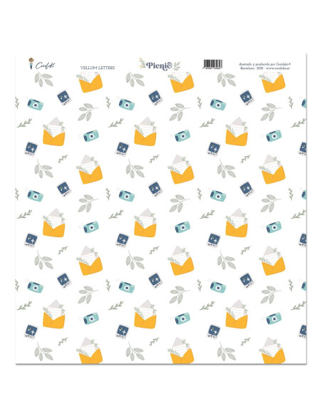 Vellum Letters 12"x12" Picnic