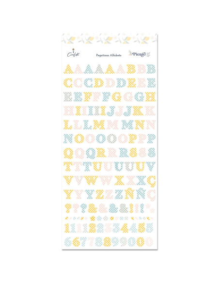Pegatinas Alfabeto 6" x 12" PICNIC