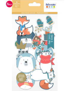 Chipboard Beary Christmas de Artemio
