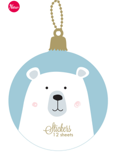 Libro de pegatinas Beary Christmas de Artemio