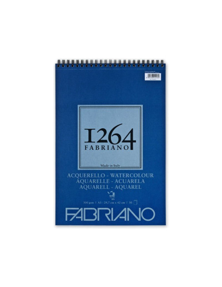 Bloc 1264 Acuarela A3 300g Fabriano
