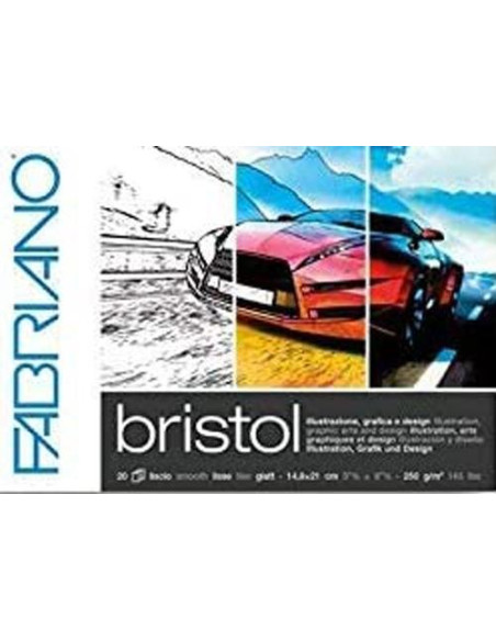 Bloc Bristol A5 250g Fabriano