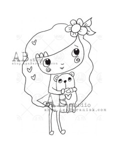Sello de caucho TandiArt fairy  ID-1273 de AB Studio