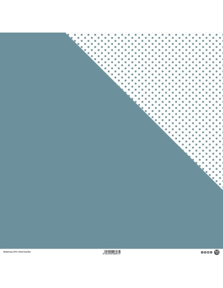 Papel topos Pastel Gray Blue  Modascrap