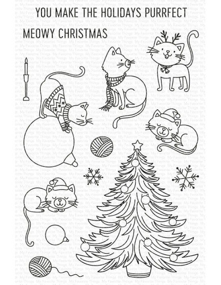 Sello Meowy Christmas de My Favorite Things