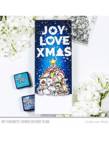 Troquel Joy, Peace, Love de My Favorite Things