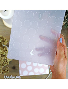 Carpeta de emboss Maxi Topos Mazapán