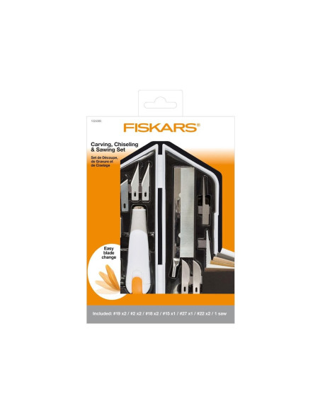Set de escalpelo de precisión premium y cuchillas Fiskars