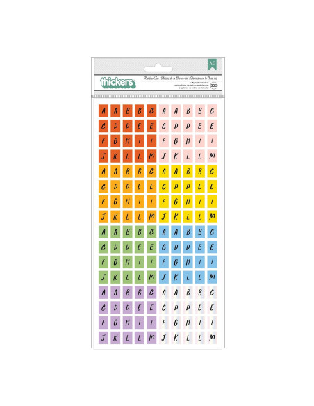 Thickers Alfabeto Puffy Kid At Heart Pebbles