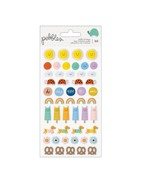 Pegatinas Puffy Kid At Heart Pebbles