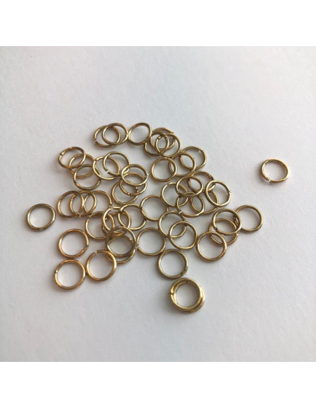 Arandela dorada 7mm