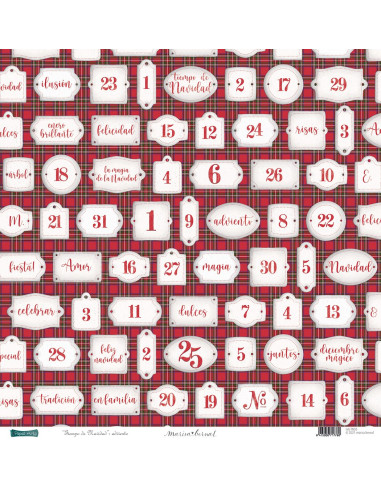 Kit papeles Tiempo de Navidad de Marisa Bernal de El Altillo de los Duendes