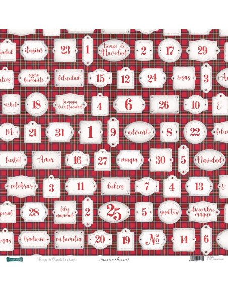 Kit papeles Tiempo de Navidad de Marisa Bernal de El Altillo de los Duendes