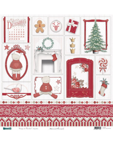 Kit papeles Tiempo de Navidad de Marisa Bernal de El Altillo de los Duendes