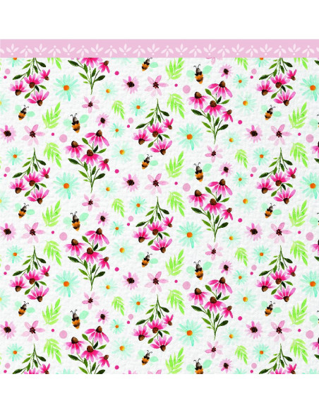 Kit papeles Floral The Flower Journal de El Altillo de los Duendes