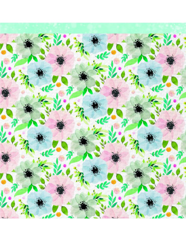 Kit papeles Floral The Flower Journal de El Altillo de los Duendes