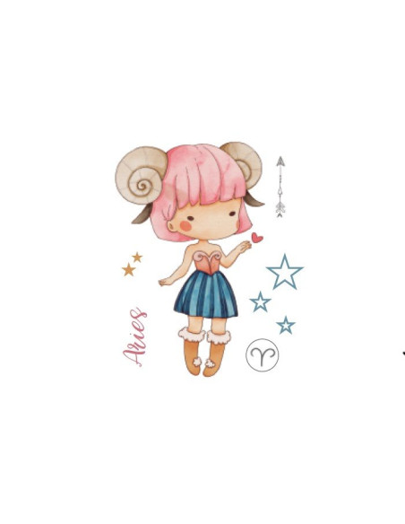 Sello Aries, Chibi Zodíaco