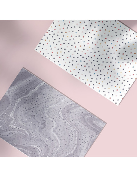 Kit papeles 12x12" Chibi Zodíaco