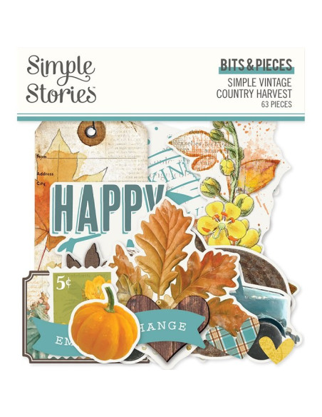 Troquelados  Simple Vintage Country Harvest Simple Stories