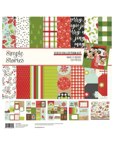 Kit 12x12" Make It Merry Simple Stories