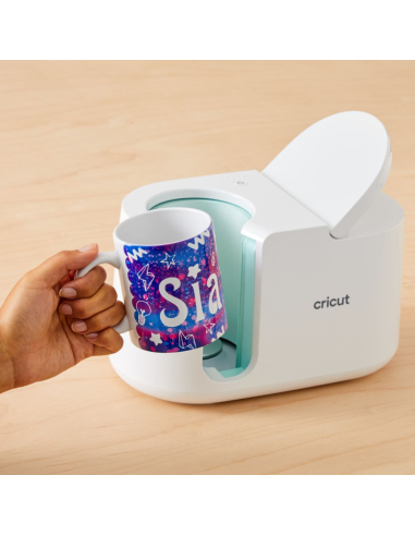Set 6 Tazas Cerámica 443ml Blanca Cricut Mug Press