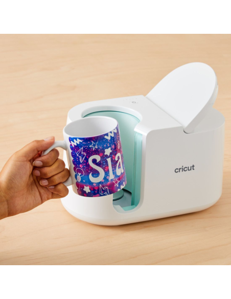 Set 6 Tazas Cerámica 443ml Blanca Cricut Mug Press
