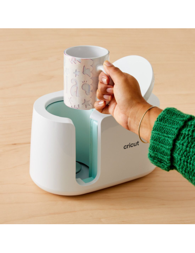 Set 6 Tazas Cerámica 443ml Blanca Cricut Mug Press