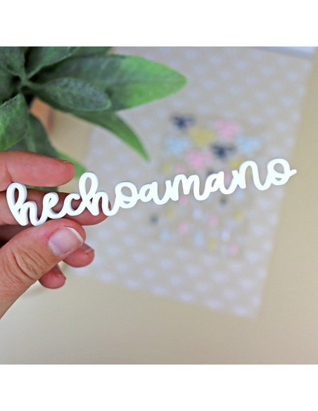 Adorno hecho a mano metacrilato